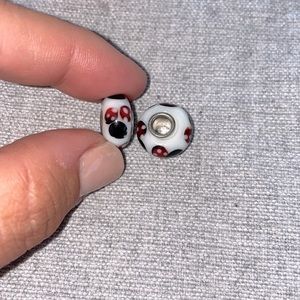 Two PANDORA Charm Disney, Classic Minnie Sterling Silver